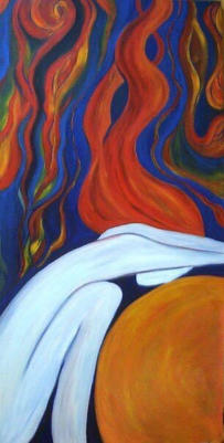 acrylic paint on canvas