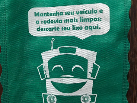 Mantenha seu veículo e a rodovia mais limpos