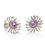 Thumbnail: winter earrings with amethysts