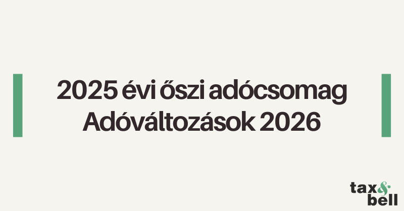 Őszi adócsomag 2025 - röviden Kérész-konform jogalkotás és Három a magyar igazság!