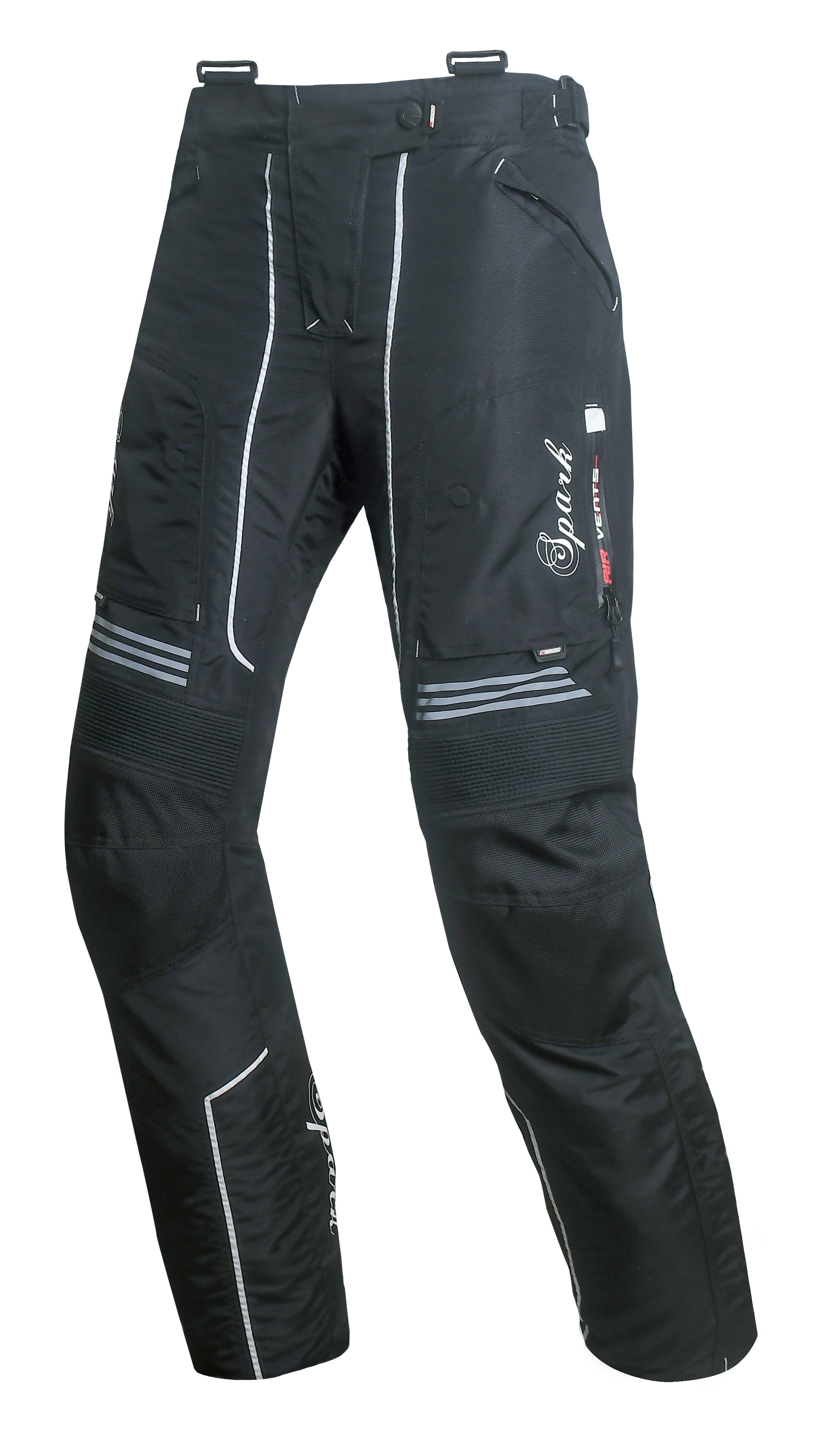 Dámské textilní moto kalhoty SPARK NORA, černé