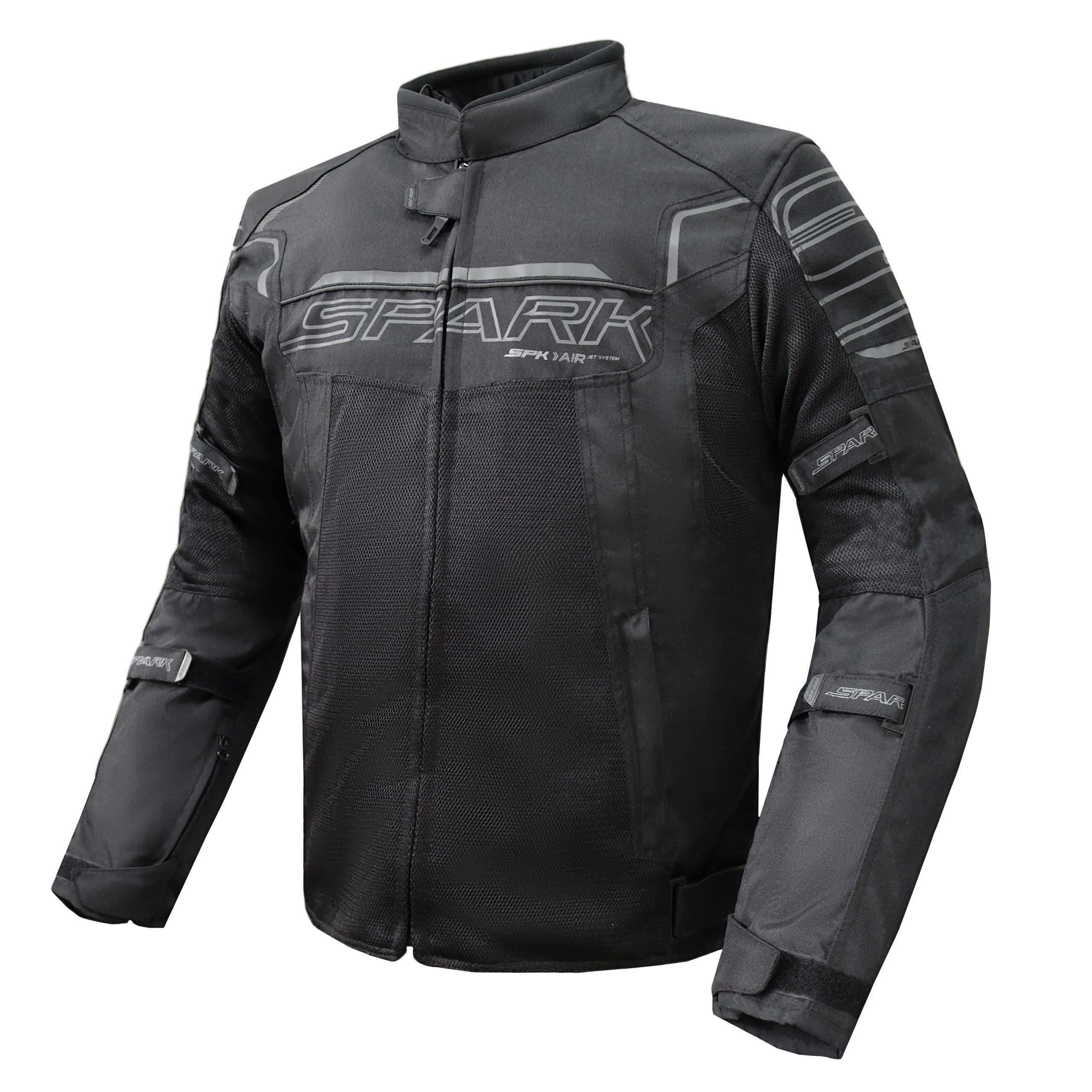Men's textile motorcycle jacket AIRMASTER BLACK