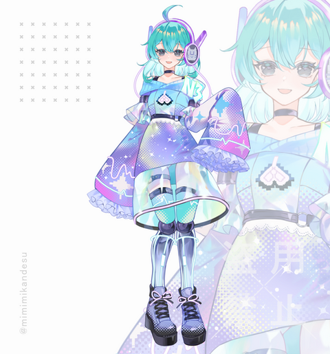 【IRIAM】ぬぬぬっ！立ち絵【コラボ衣装】