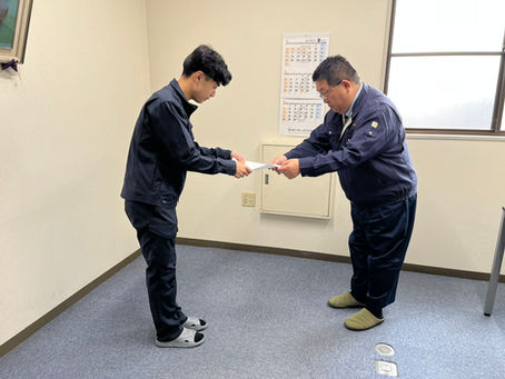 🌸令和8年度　入社式🌸