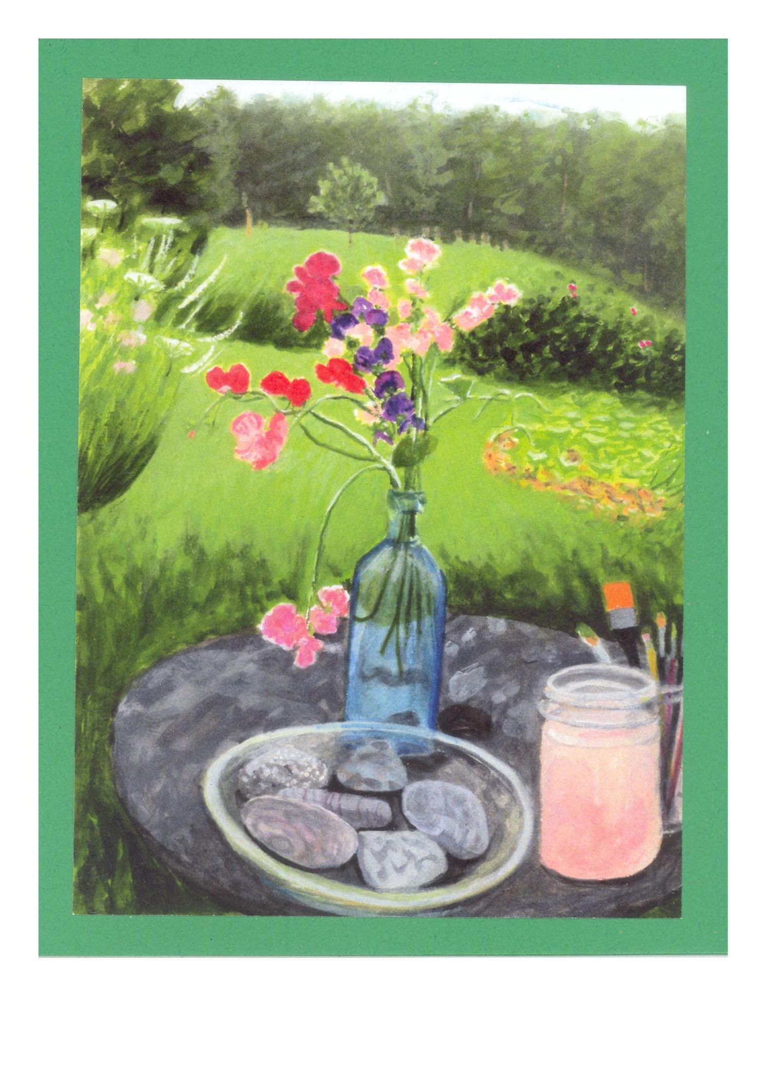 Poppies and Beach Rock Pie