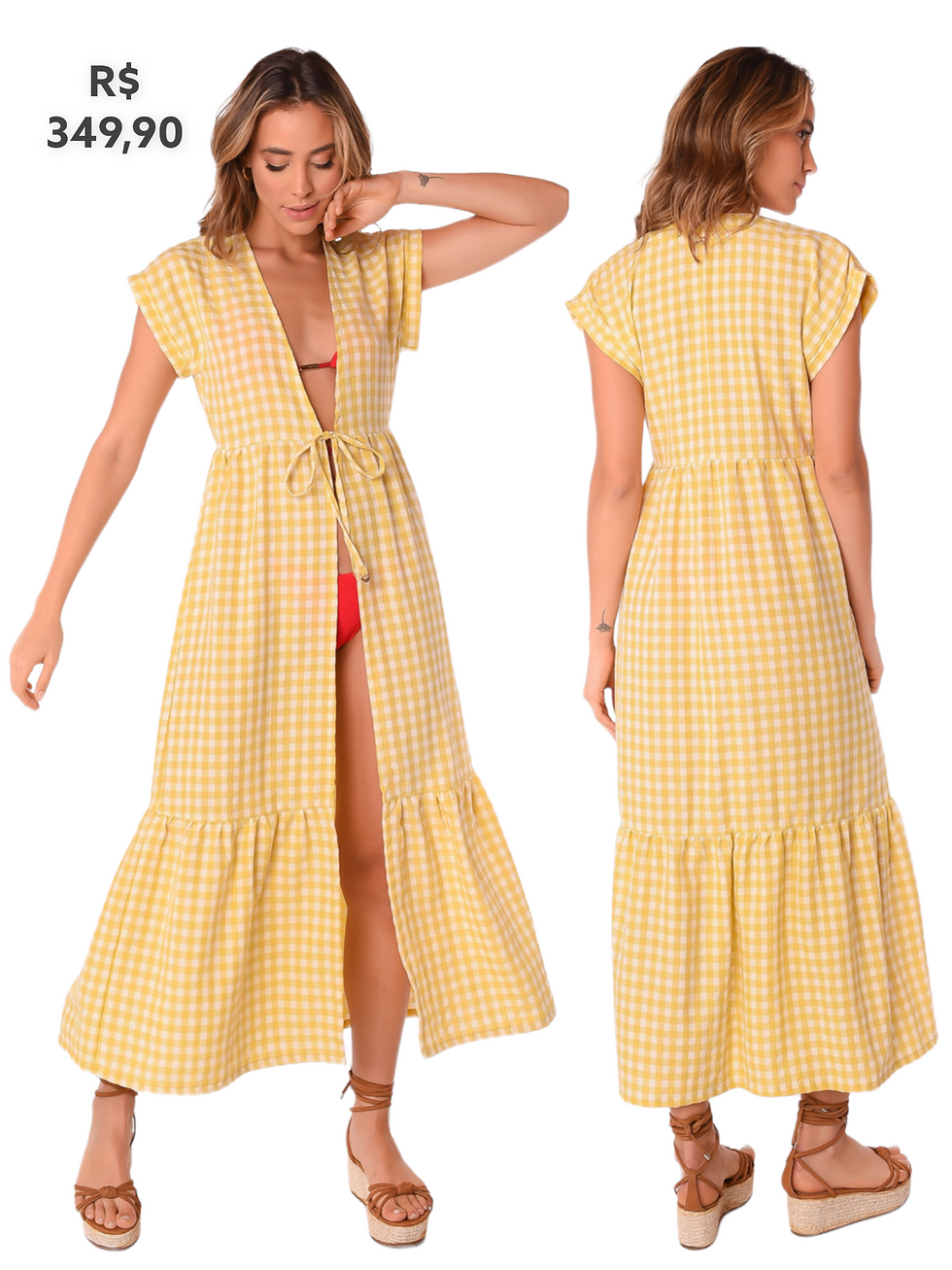 Saída de Praia Vestido Ilhas Andros