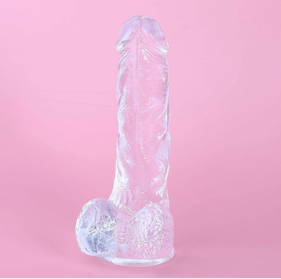 Thumbnail: Realistic Dildo for Women Adult Couple Clear Sex Device 7.3 Inch