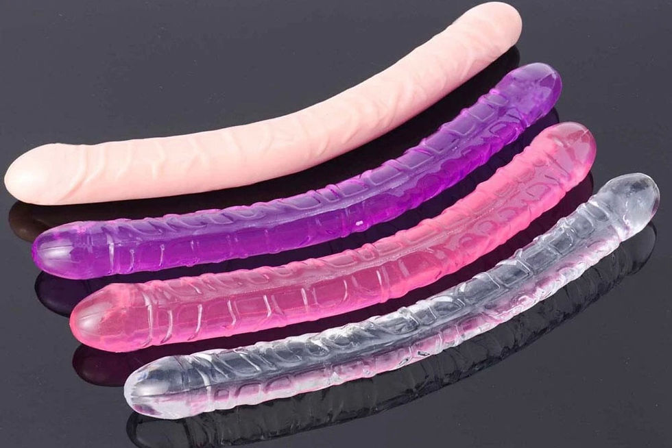 Thumbnail: Long Double Sided Ended Headed Dildo Penetration Dong Lesbians Sex Toys Women