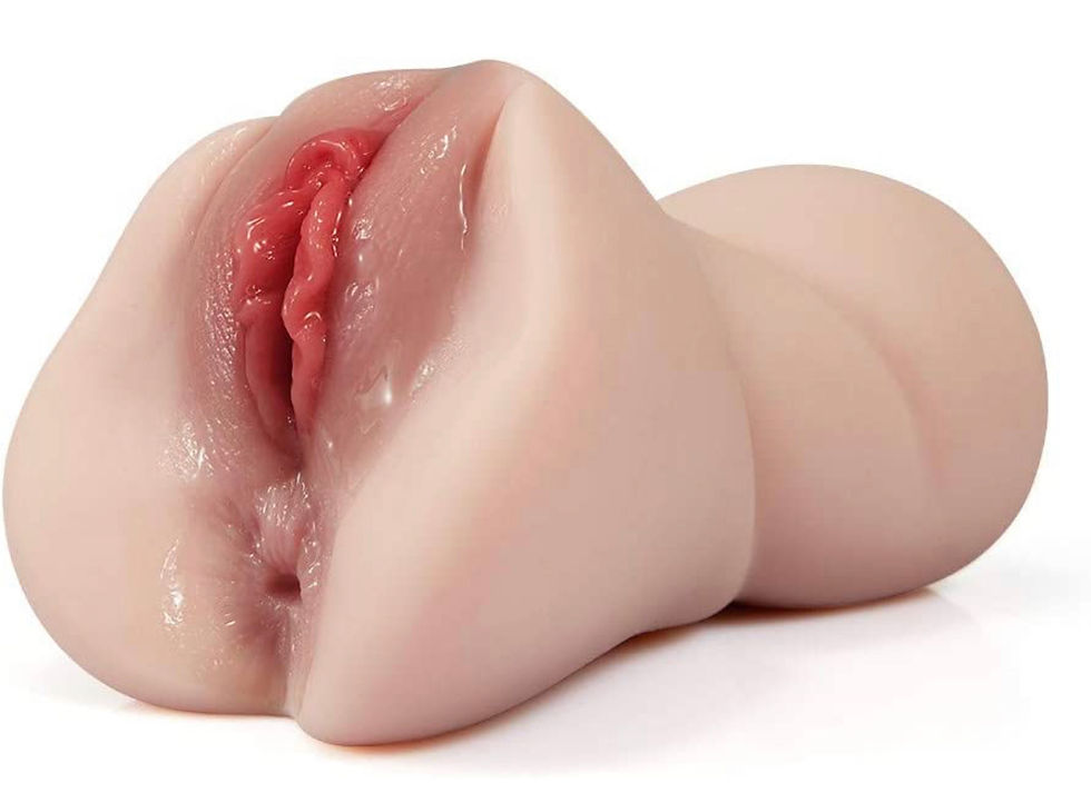 Thumbnail: Realistic Masturbator, Lifelike Pocket Pussy Male Masturbator Toy with Fat Lips 