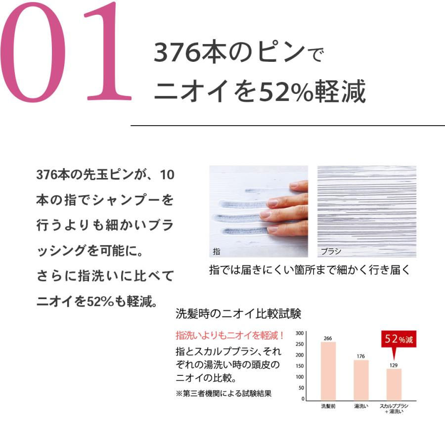 サムネイル： スカルプブラシ com（コム） レギュラー