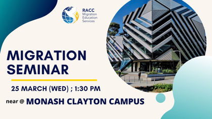 Migration Seminar (Monash Clayton Campus)