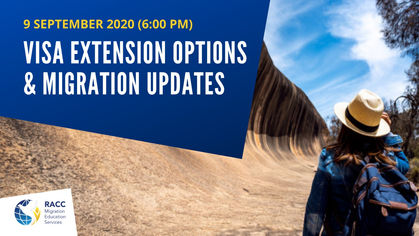 Visa Extension options and Migration Updates (Free Online Seminar)