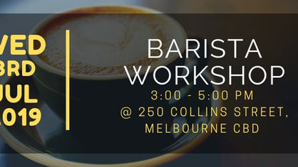 Free Barista Workshop