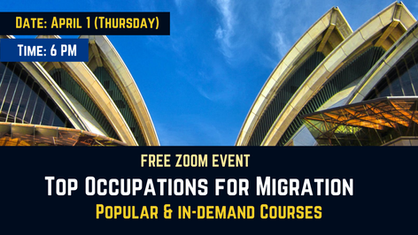 Free Event: Top Occupations for Migration and In-Demand Courses