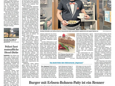 Seit März 2020: Peenemünder Café bietet Vegetarisches und Veganes an