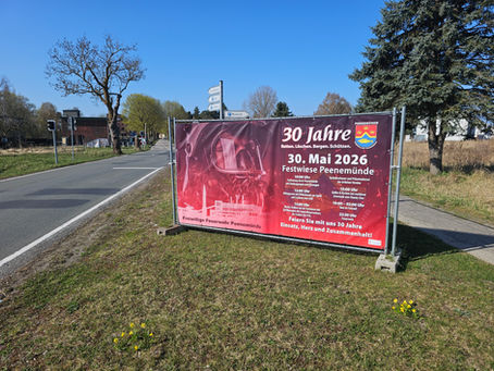 Fest zum 30-jährigem Bestehen der Freiwilligen Feuerwehr Peenemünde am 30. Mai 2026
