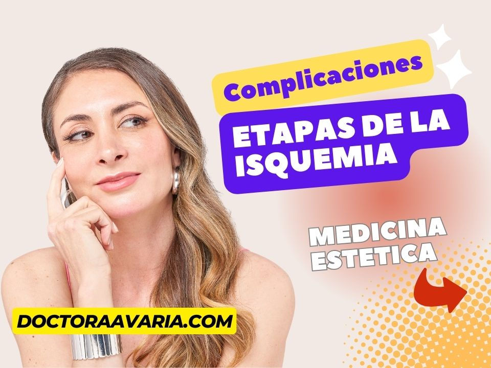 Etapas de la Isquemia Cutánea por Rellenos Faciales