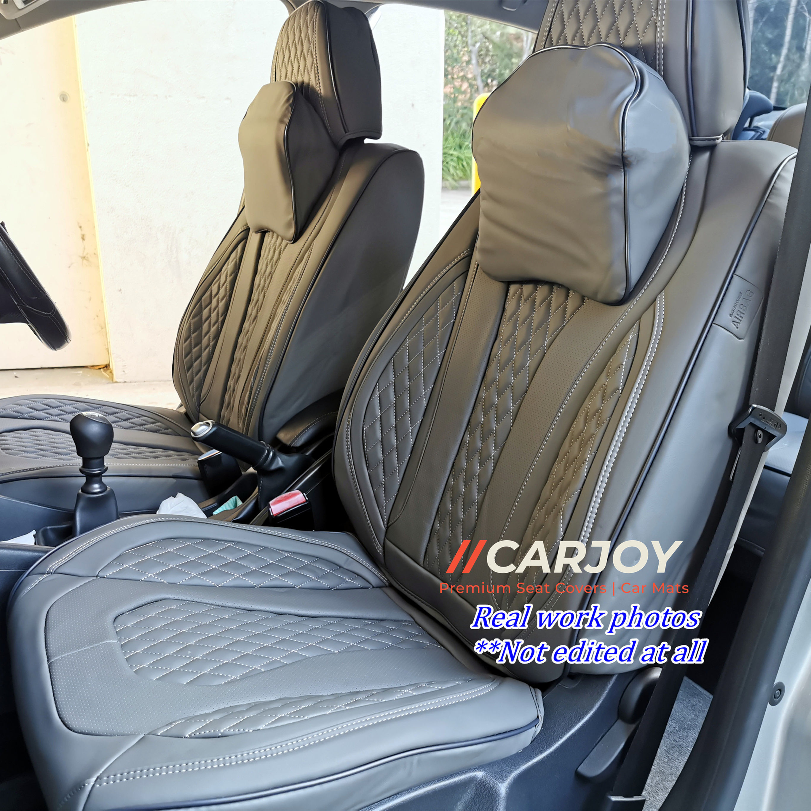 2022 CARJOY®Prestige Handmade Car seat cover CJ8839 Full Grey