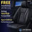 Thumbnail: CARJOY®Prestige Handmade Car seat cover CJ2571 Plain Black