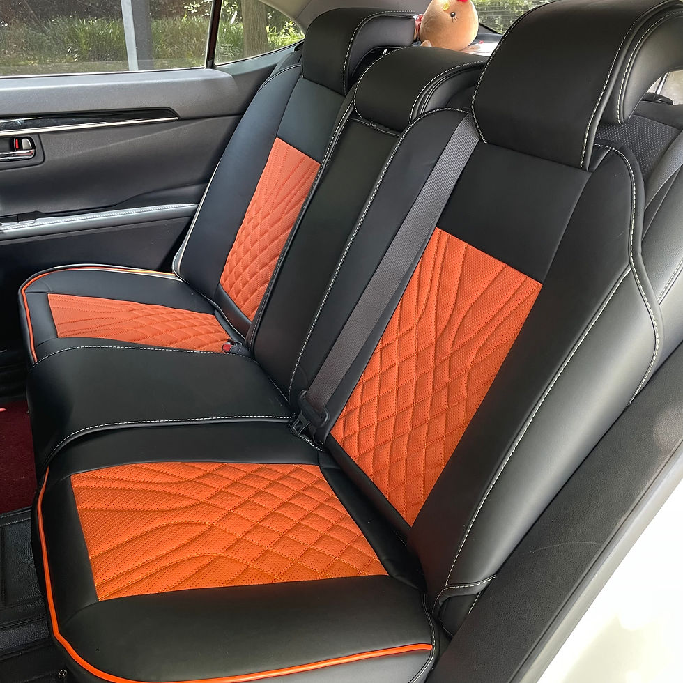 Thumbnail: 2023 CARJOY®Prestige Handmade Car seat cover CJ90825 Orange