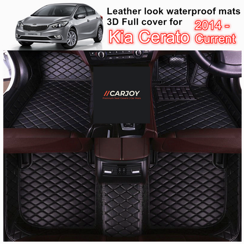 3D Customized Waterproof Car Floor Mats for Kia Cerato Hatch Sedan 2014 2021 carjoy