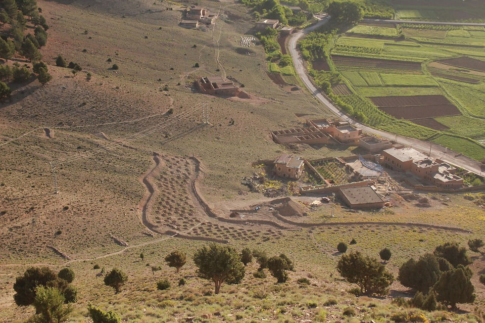 High Atlas permaculture earthworks design