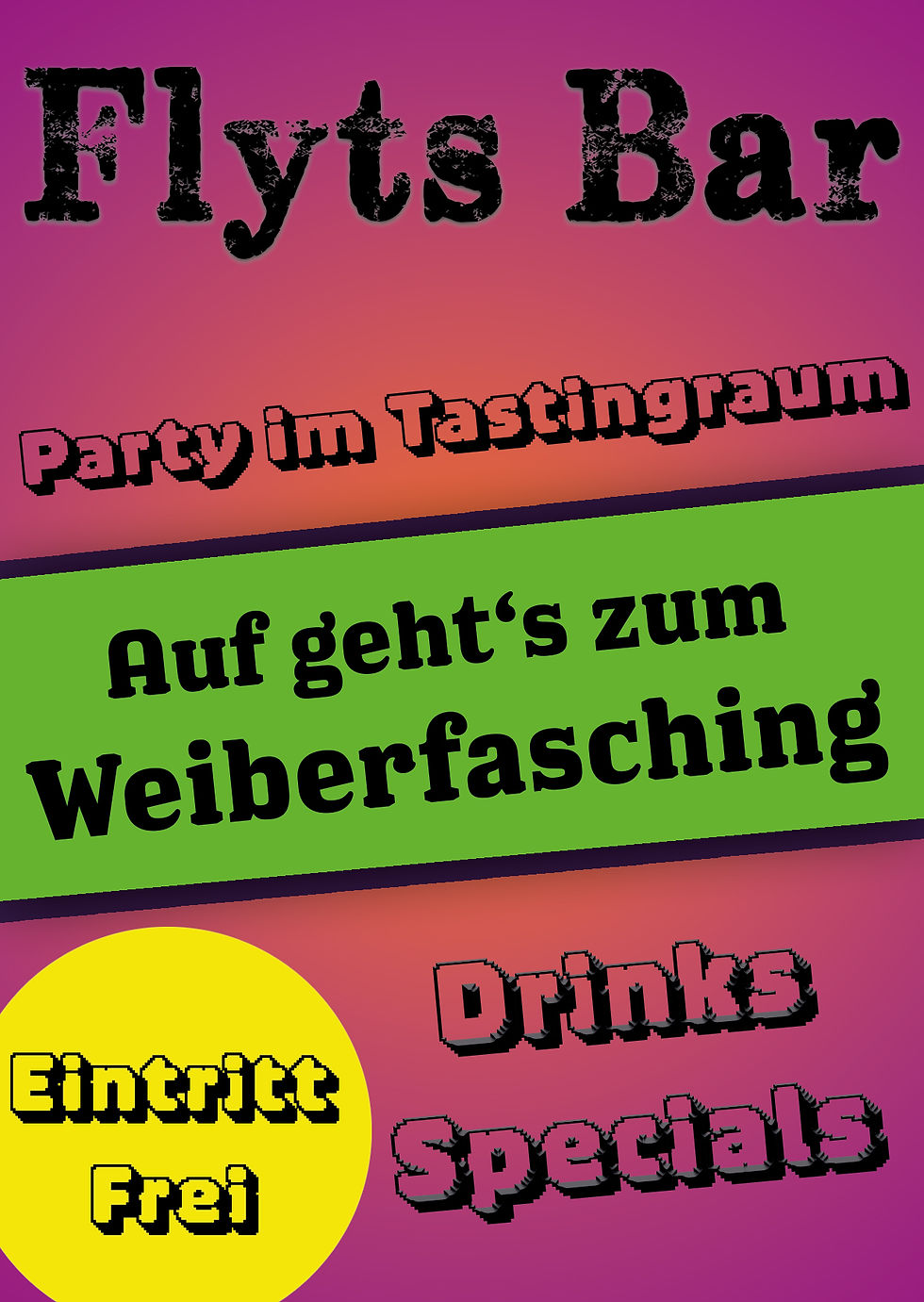 Weiberfasching in der Flyts Bar
