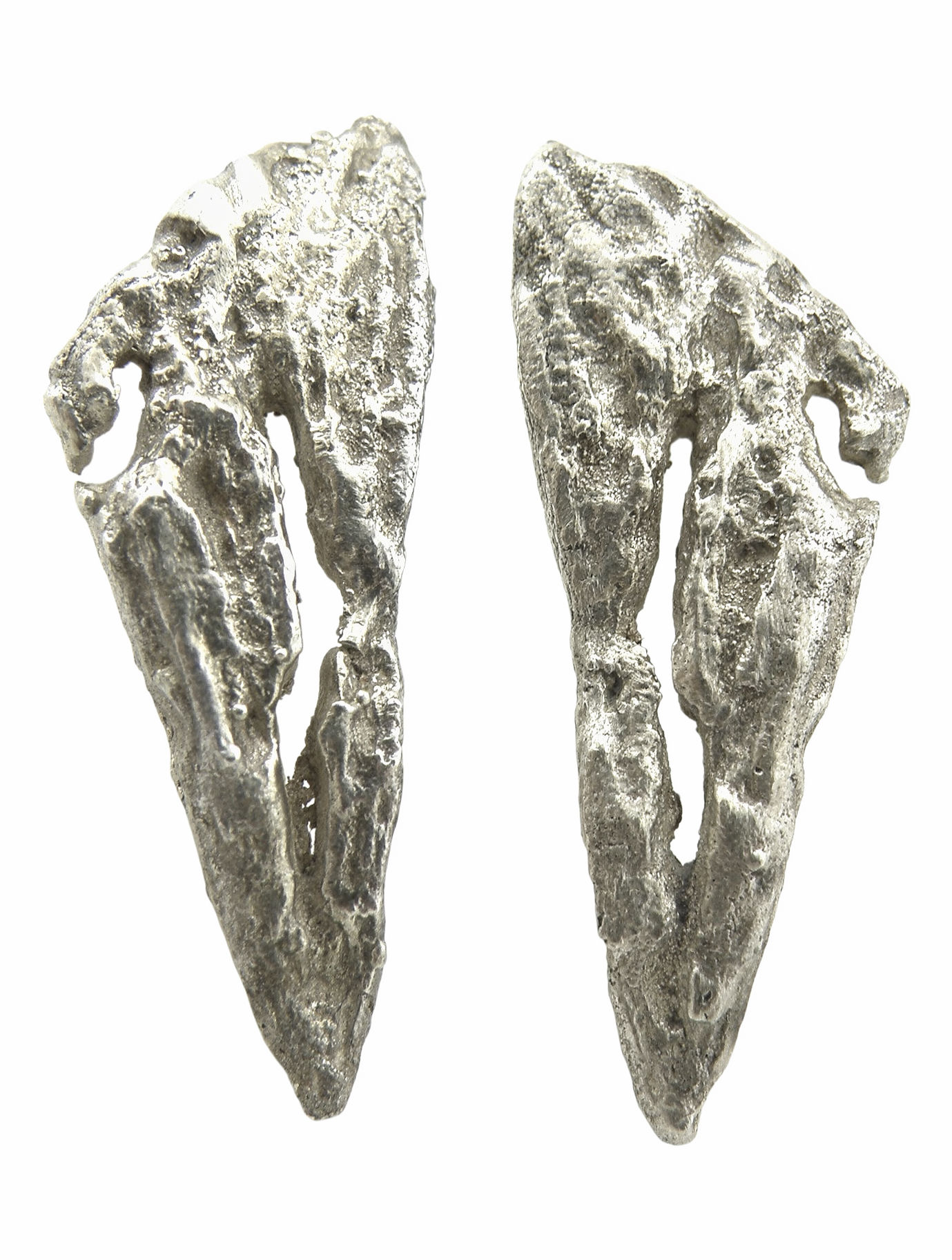 Triangular Textured Earrings