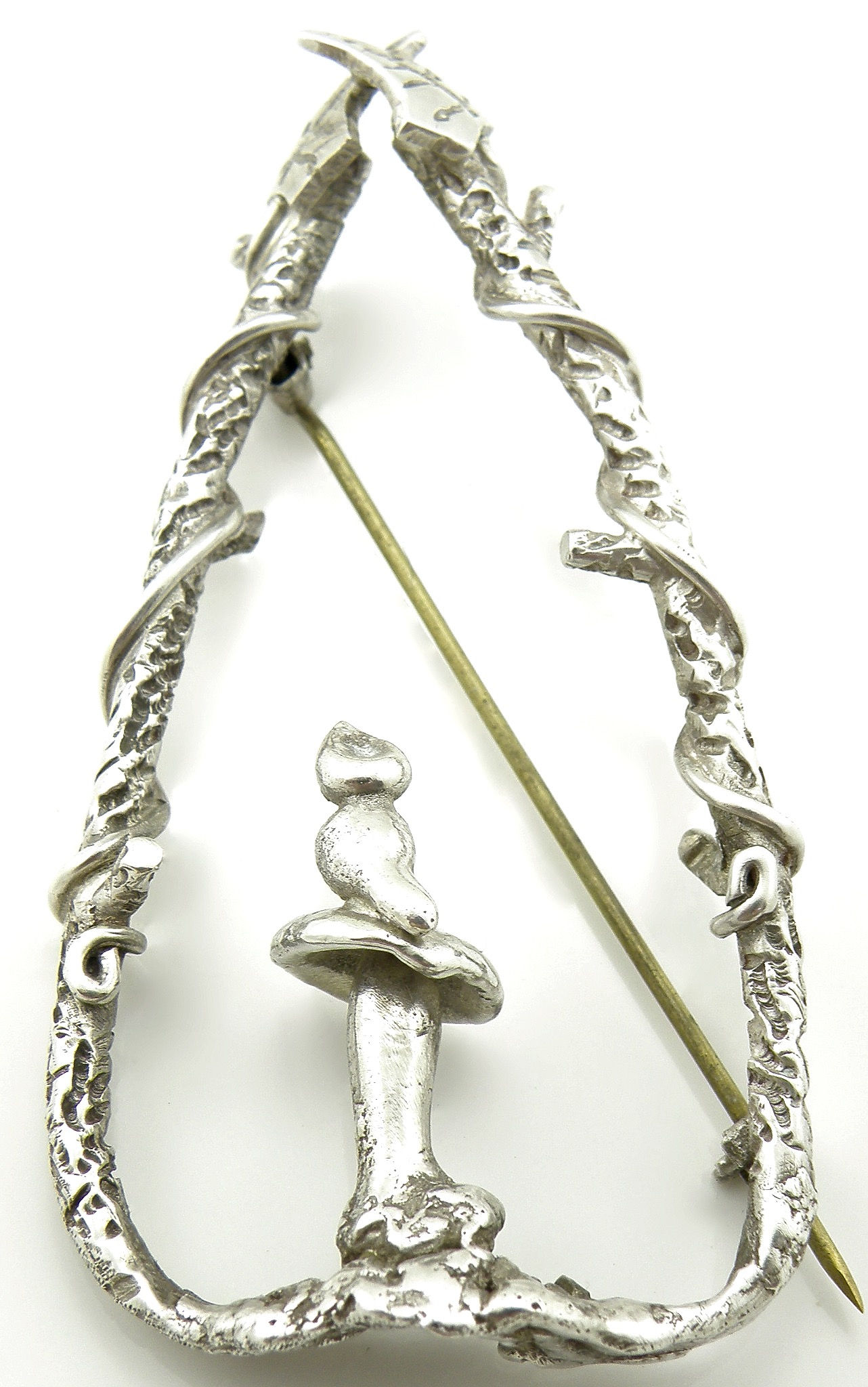 Magical Woodland Mushroom Fairy Brooch