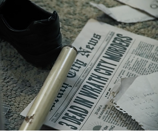 Film prop newspaper