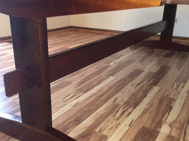 Thumbnail: Trestle Dining Room Table for 12