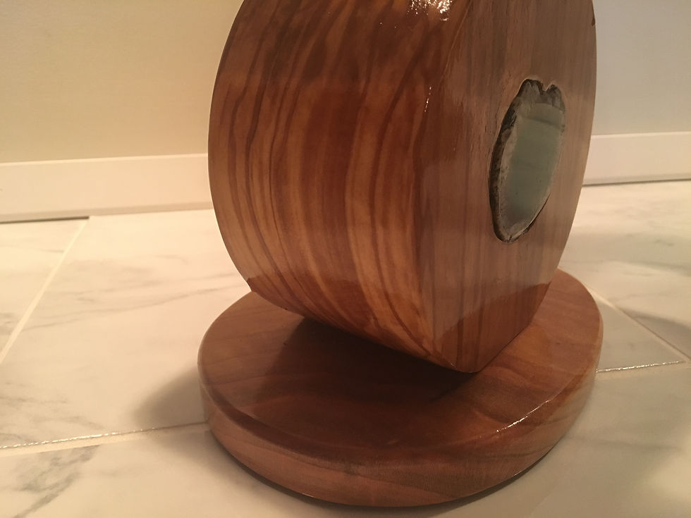 Thumbnail: Olive Wood & Green Agate