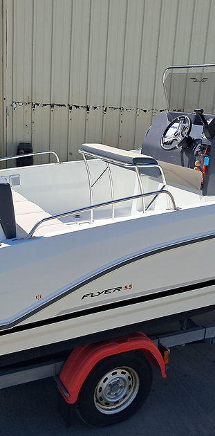 FLYER 5 SPACEDECK 115CV YAMAHA REMORQUE