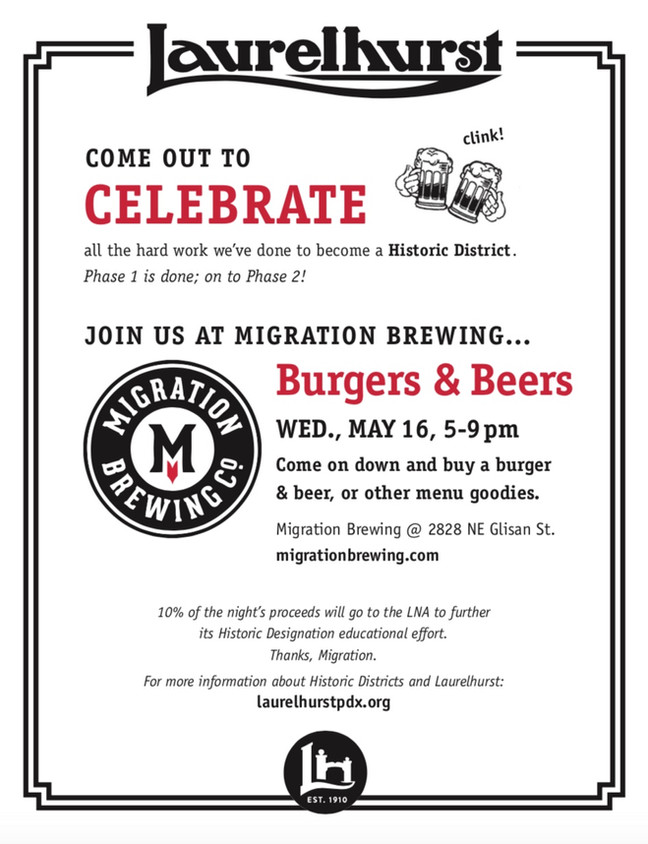 Celebrate Our Progress! Burgers and Beer at Migration Brewing.