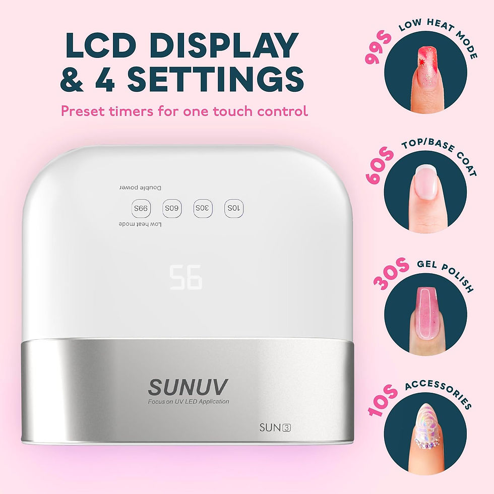 Thumbnail: 🔥New Arrival Big Sale! 48W Sun3 UV Led Nail Lamp Nail Dryer Gel Polish Manicu