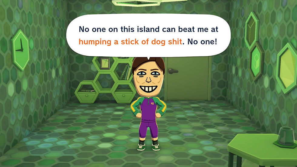 So proud of it, too.