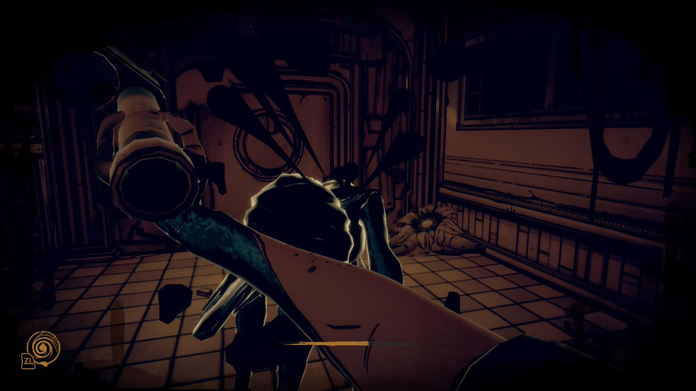 Enemies' gloopy death physics just look like glitches.
