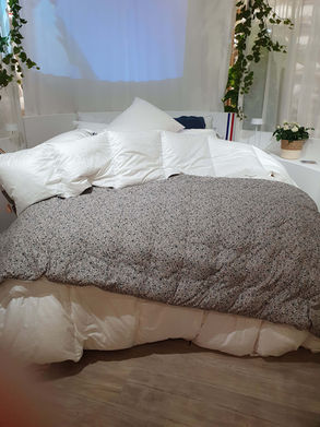 Dessin pour linge de lit, réalisé sur commande pour Pyrennex