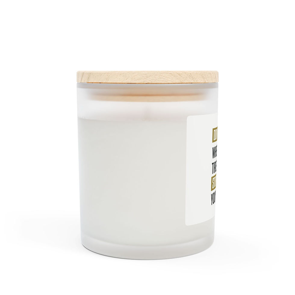Thumbnail: Don’t Stop Frosted Glass Candle, 11oz