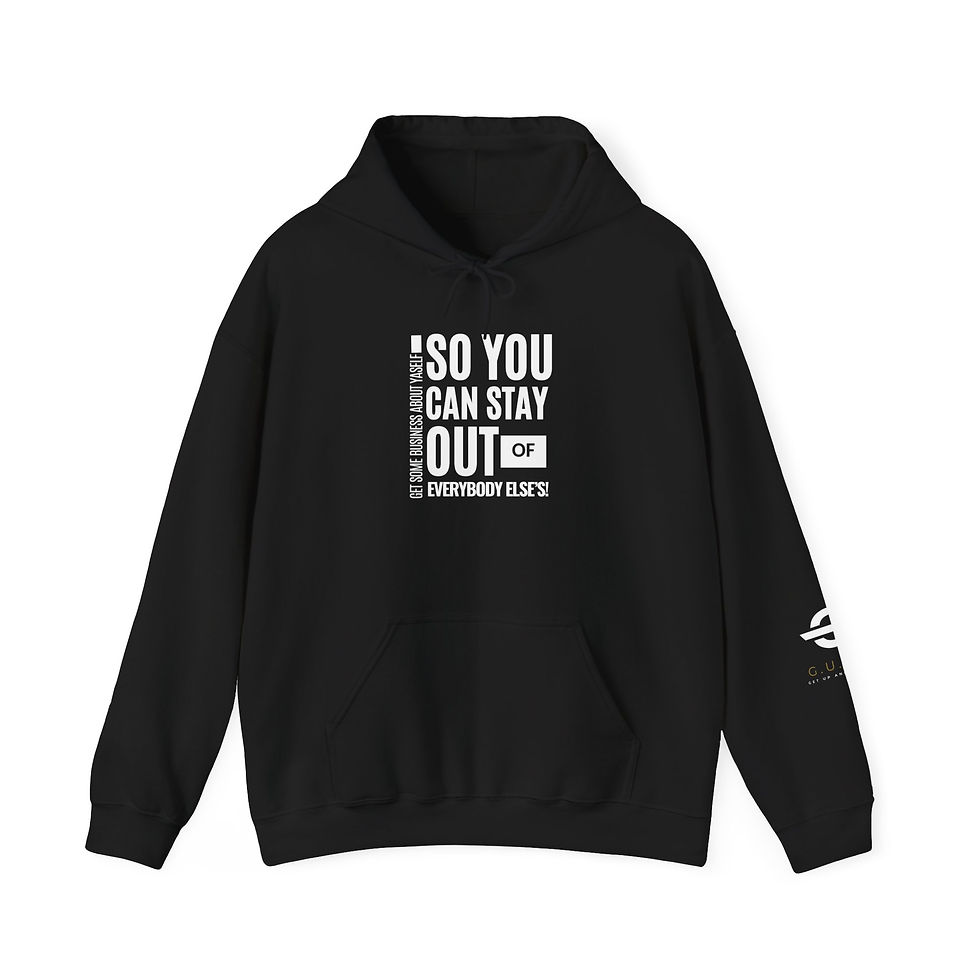 Thumbnail: Mind Your Business Unisex Heavy Blend™ Hooded Sweatshirt