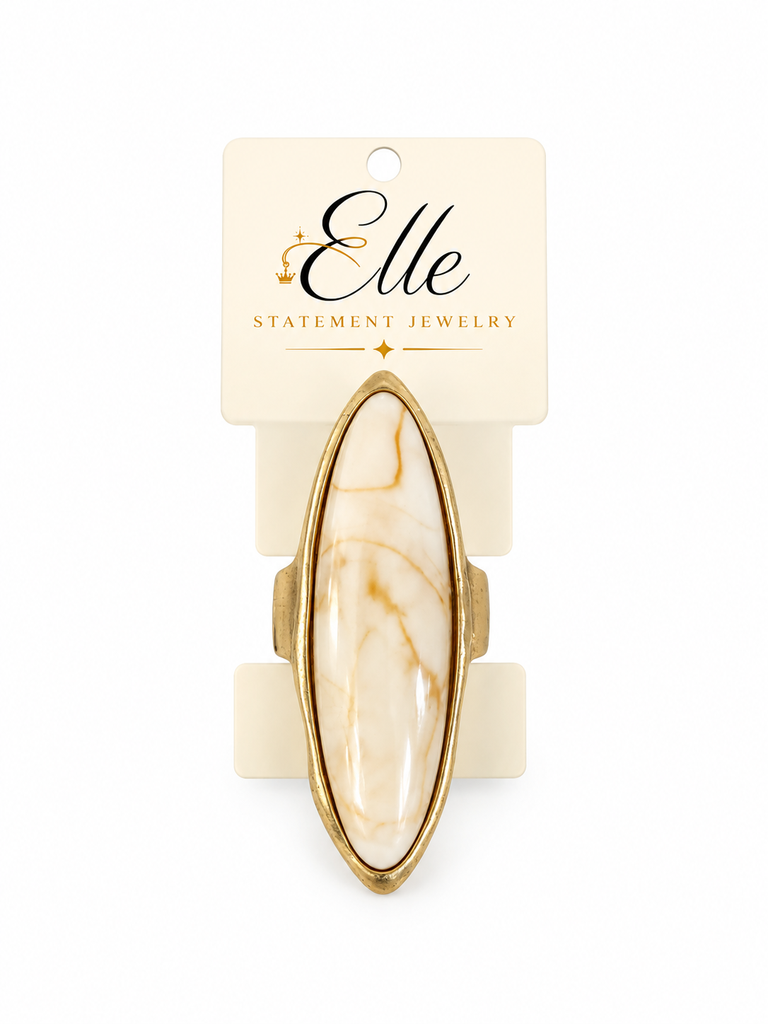 The Quiet Storm Statement Ring- Tracy