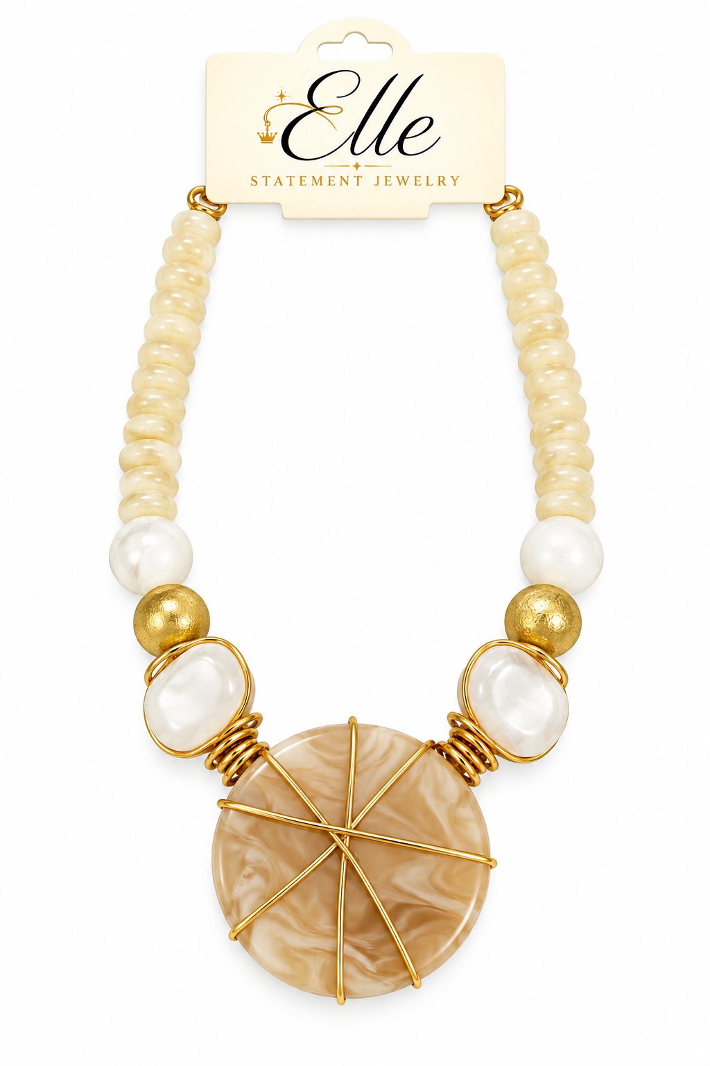 The Center of Attention Necklace- Barbara