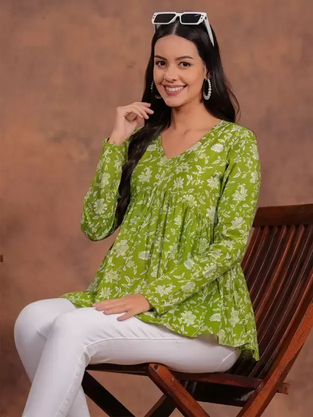 Thumbnail: Rayon Flared Kurta