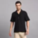 Spread Collar Casual Shirt