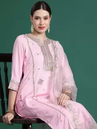 Thumbnail: Kurta Pant Dupatta Set
