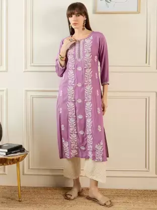 Rayon Straight Kurta