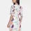 थंबनेल: Zink London Women's Off White Fitted Short Dress