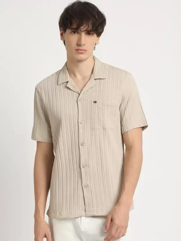 Club Collar Casual Shirt