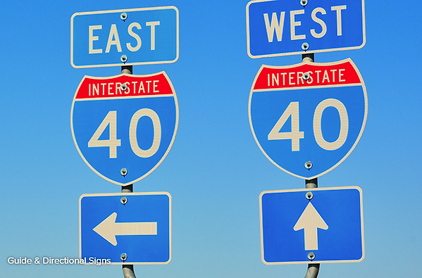 Guide and Directional Signs