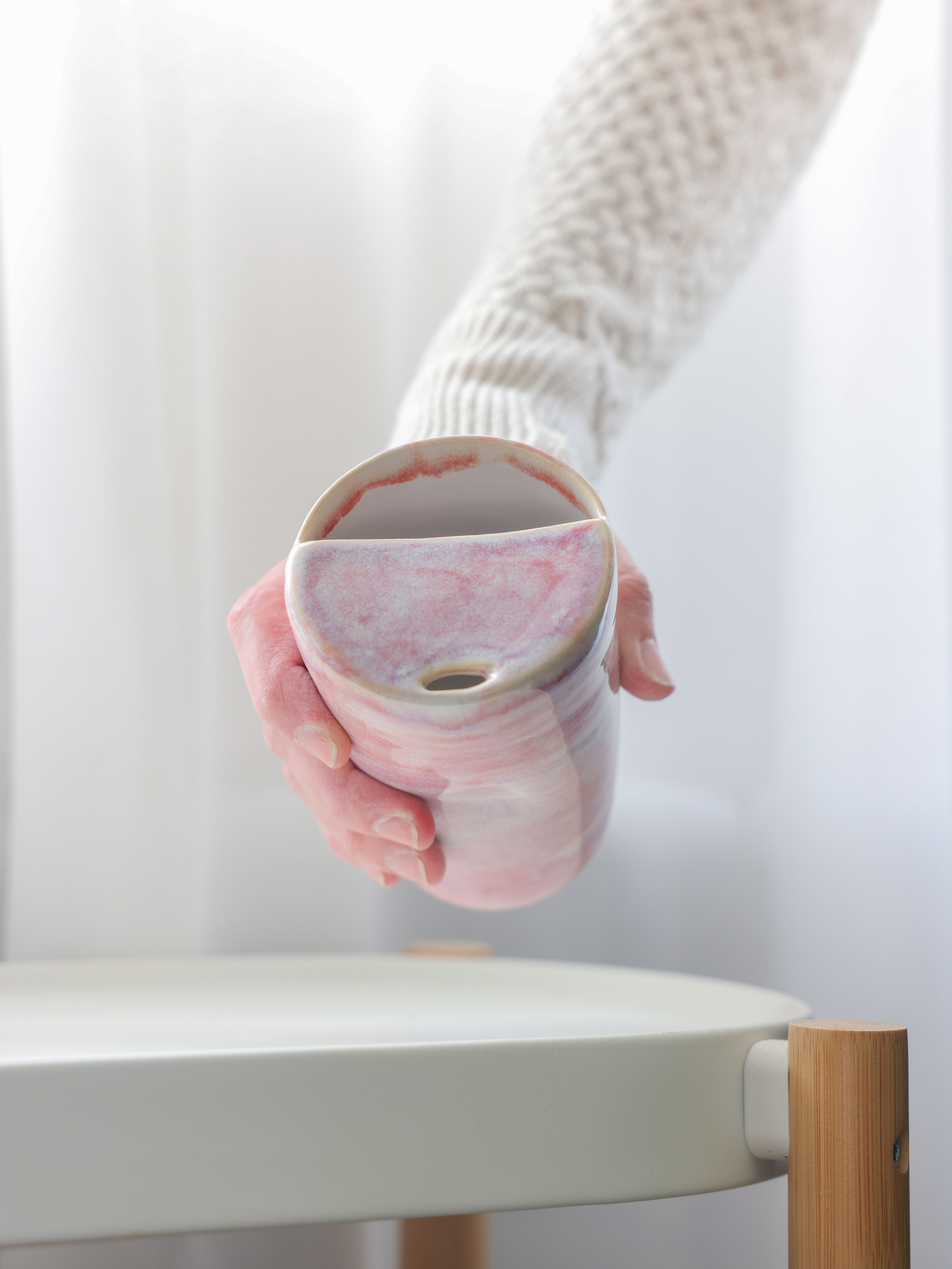 14 oz Pottery Tumbler